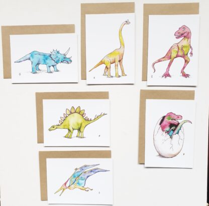 set met kraft-envelop dino dinosaurs