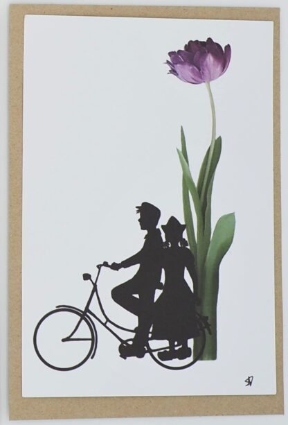 tulip tulp gay postcard homo kus homokus gaykiss ansichtkaart typical dutch hollands