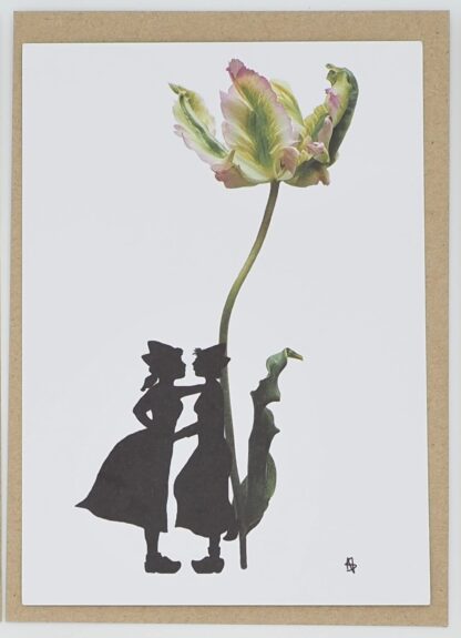 tulp tulip gay lesbian postcard ansichtkaart typical dutch hollands