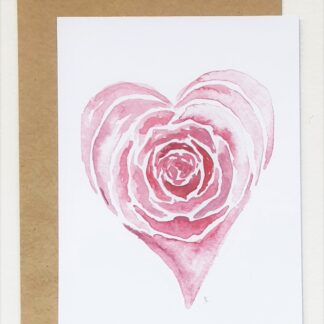 roos rose liefde love ansichtkaart postcard