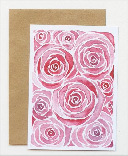 roos rose postcard ansichtkaart liefde love