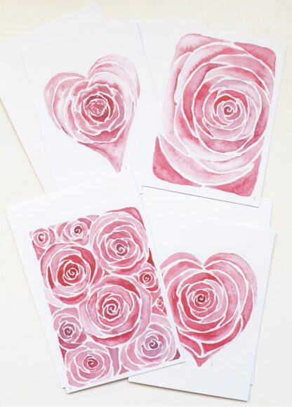 roos rose liefde love ansichtkaart postcard