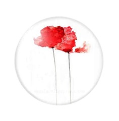 kaartpin kaartpins kaarthouder kaartenstandaard high5wood magneet klaproos poppy